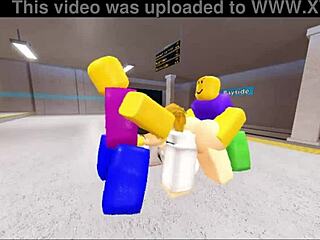 FNAF Vanessa Takes It Hard in Wild Roblox Scene