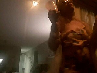 Dulcemendra the Latina pornstar reveals her tits outdoors in a voyeur POV scene