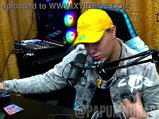 bruna carlos strips naked for the presenter, showing her natural tits and arching her big ass