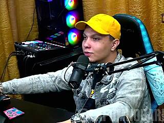 bruna carlos strips naked for the presenter, showing her natural tits and arching her big ass