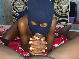 Sweet stepdad enjoys blowjob from petite milf