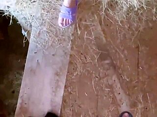 Village Girl's Wild Blowjob and Cowgirl Ride in Attic