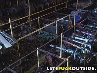 lets see a blonde babe drilled in a car