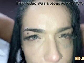 Ed Junior Fucks Curvy Latina Stripper Without Condom in Red 😈💥