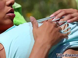 Hey, check these knockers ho getting cum covered daily! 😜