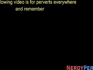 Watch This British Whore Suck That Nerd's Dick!