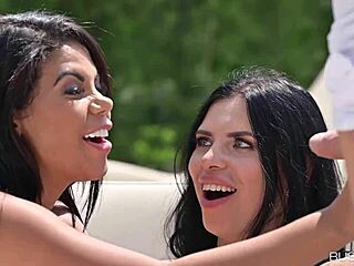 kira queen and kesha ortega getting poolside fucked by a real estate agent 😏