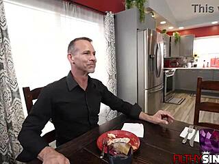 Girlfriend Violet Gems Seduces Boyfriend After Stepdad Blowjob