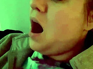 Milf laughs at small cock during smoking break