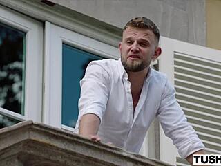 Agatha from Tushy BENDS OVER for PASSIONATE ANAL with her co-star