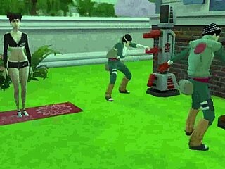 naruto hentai episode 12 team 9 trains tenten in gangbang assfucking and cum filling