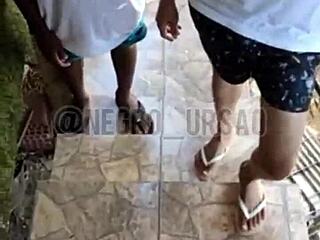 Straight guys join gay orgy homemade