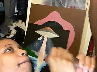 Throatgoat earns sloppy deepthroat praise