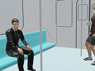 Bullet Train Sex With Boss