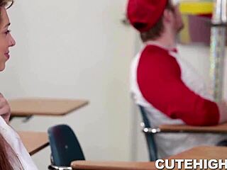 Nerdy Teen 18+ Overwhelmed by Intense Emotional High in Doggystyle Roleplay Banging