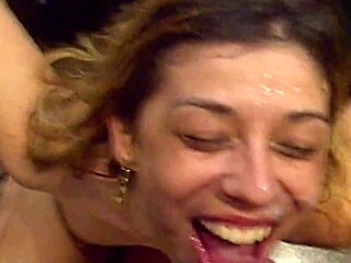 gozadas na letty with brazilian slut getting facial cumshots