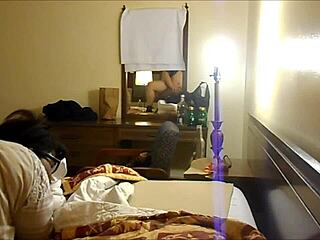 I bent over the ebony teen in the hotel room, her big ass bouncing in doggystyle.