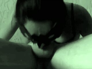 Deep throat exploration in homemade amateur setting