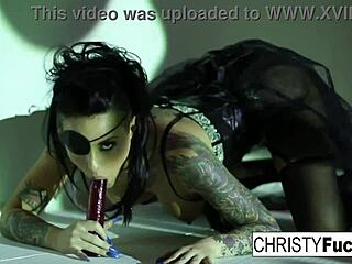 Christy Mack the Pirate Touches Her Amazing Ass and Tight Spots