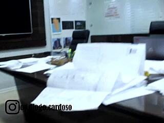 I arrive at the recording HQ and get welcomed by the new secretary like this.