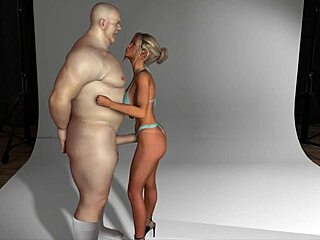 dolletta takes on bigboi in a wild service game with assfucking and rimjob.