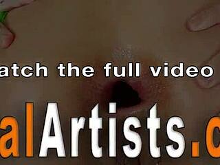 anally toyed in wild threeway with hardcore gaping