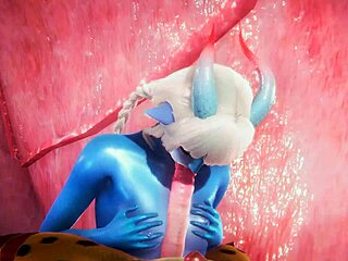 Furry hentai vore and futanari sex in anime game