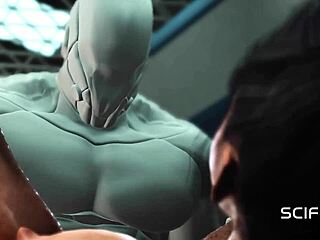 hey, that busty ebony's wild anal!