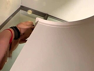 Asian amateur with huge tits gets flooded by three cocks