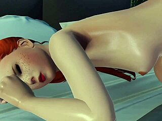 Petite Redhead Nurse Receives Creampie Donation!