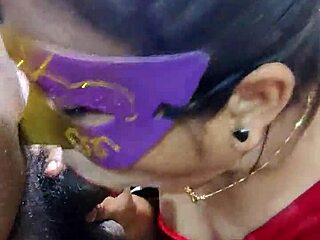 i watch the horny bengali milf give a sloppy blowjob to her boss