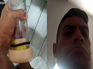 Satxrevolution PUMPS his SMALL COCK with NEW TOY, HOMEMADE UPDATE on JAN 13 2023