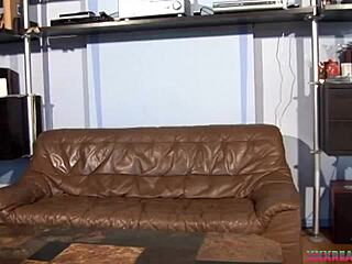 Horny Threesome with Blonde and Dudes