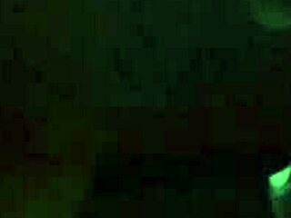 Bbw takes big black cock in the dark.