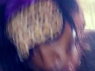 stepsister wakes up and sucks huge cock, drinks cum 😍