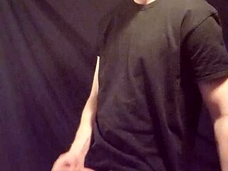 Hey, this gay guy is jerking off solo with toys, cock, and cumshot action