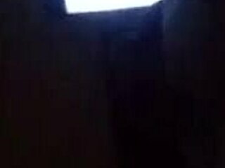 Bbw takes big black cock in the dark.