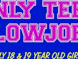 Can you handle this huge teen's oral skills?