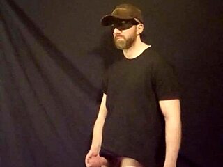 Hey, this gay guy is jerking off solo with toys, cock, and cumshot action