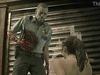 Pregnant Claire in HD Resident Evil 2 Mod