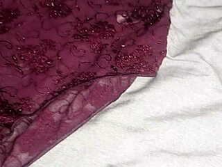 i jerked off and came in my best friend's favorite light blue panties again