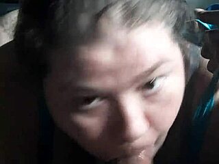 this mature bbw blonde was chilling with her brunette friend when they decided to try out that monster cock for a wild blowjob session