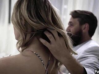 hot busty teen banged by my best friend in kitchen chaos