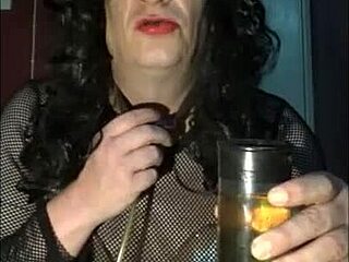 Mark Wright, the bisexual crossdressing sissy, shares his homemade story of swallowing piss and cum while getting fucked from behind.