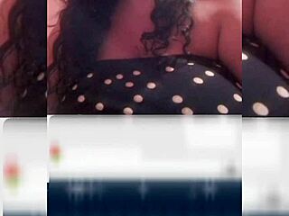 I'm playing with my chubby chat partner in the bath