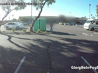 Walmart chick, wanna see me suck guys off right outside the store? Crazy public action!