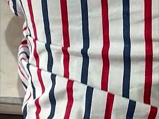 Hardcore Kitchen Fuck with Neighbor's Skirt Up!