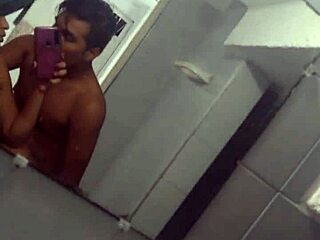 Indian Wife Enjoys Private Time With Black Lover In Hubby's Bathroom