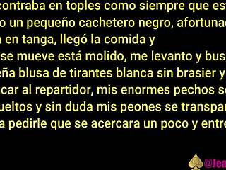 i got fucked by the uber eats delivery guy, that old mexican milf bbw