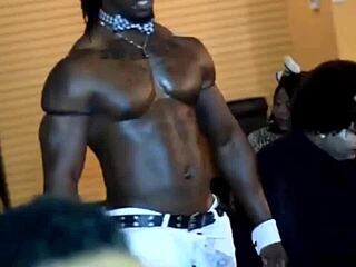 Stripper feels deep pleasure with his cock